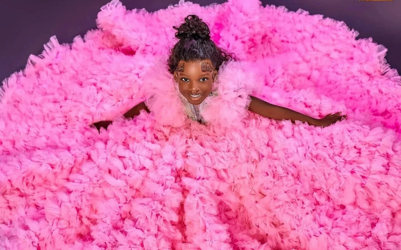 Toddler Girl Tulle Party Dress - Quality Luxury Flower Girl Dress Tulle