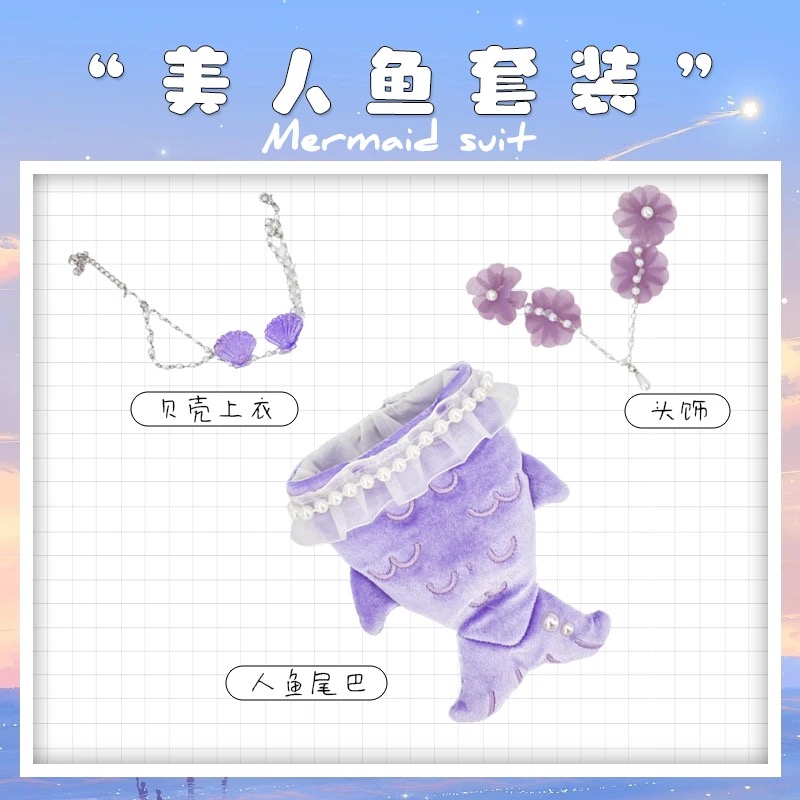 Mermaid Cosplay 3-piece Set, 4 - Baby Clothes ulasan dan harga