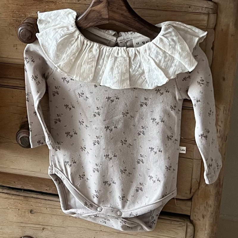 HY23027 Children Clothing Spri - Newborn Baby Girl Romper Floral ulasan dan harga