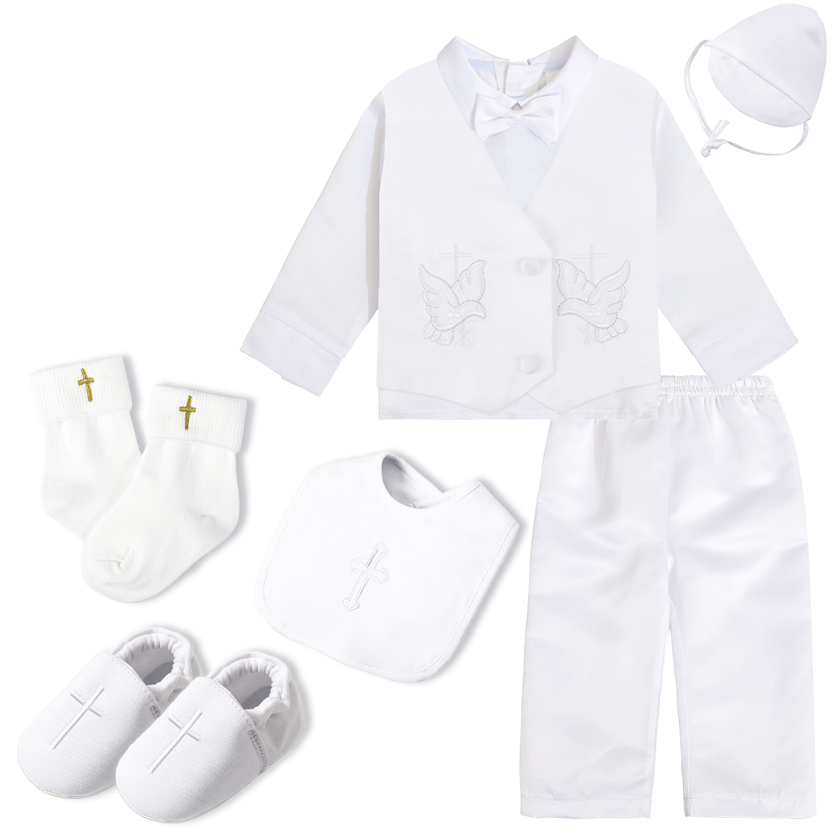 Baby Boys Baptism Outfits Infa - Baby Boy Suit Set Baptism ulasan dan harga