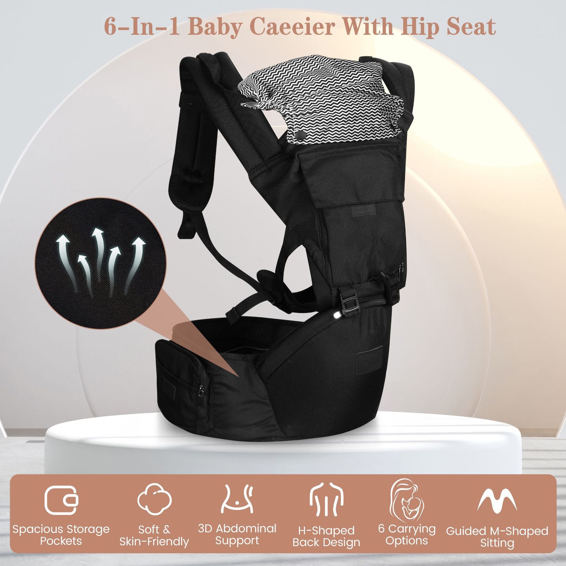 Baby Carrier with Hip Seat, Er - Ergonomic Baby Carrier Newborn To Toddler ulasan dan harga