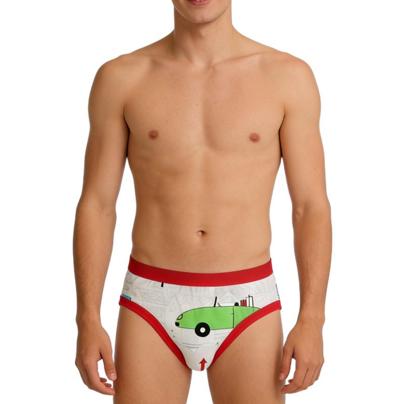 Man's Cute Cartoon Pattern Bri - Diapering ulasan dan harga