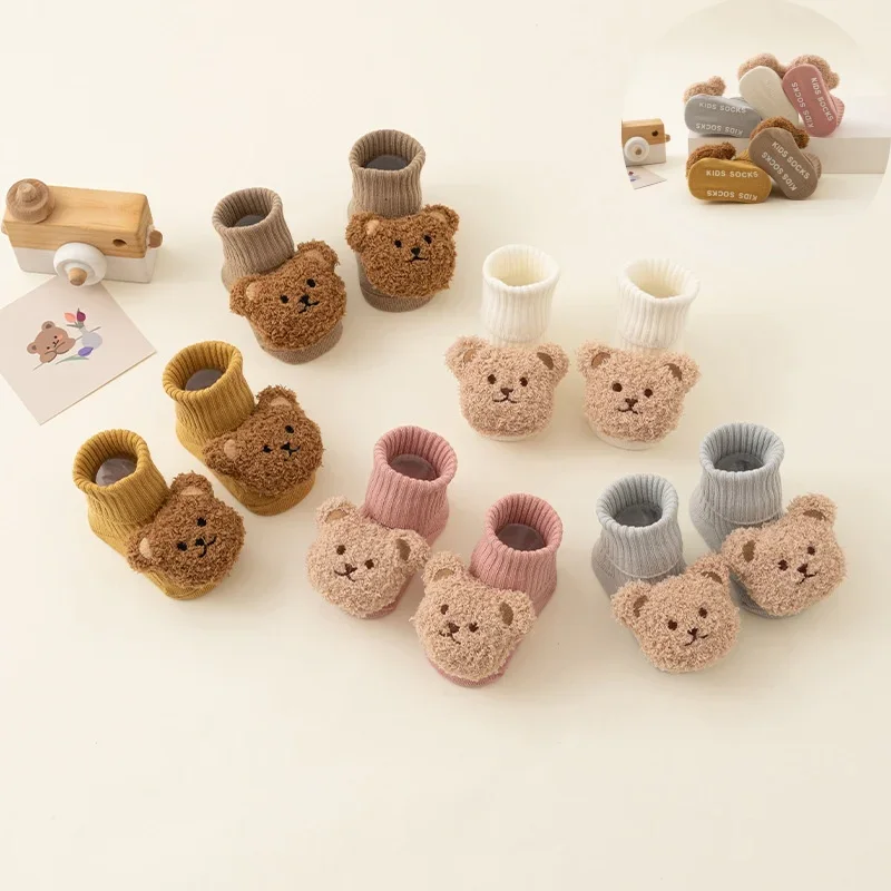 Warm Baby Sock Sweet Cartoon T - Unisex Baby Socks Non Slip ulasan dan harga
