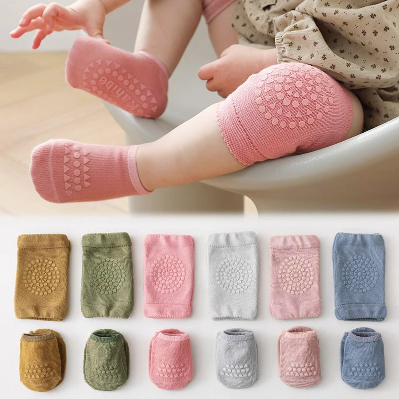 3 Sets of Baby Socks And Knee  - Unisex Baby Socks Non Slip ulasan dan harga