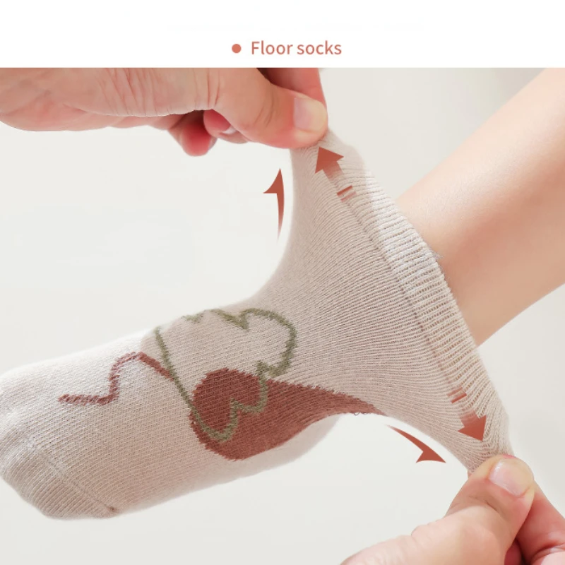 New Autumn Winter Kawaii Baby  - Unisex Baby Socks Non Slip ulasan dan harga