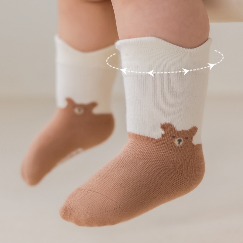 Newborn Baby Floor Socks Carto - Unisex Baby Socks Non Slip ulasan dan harga