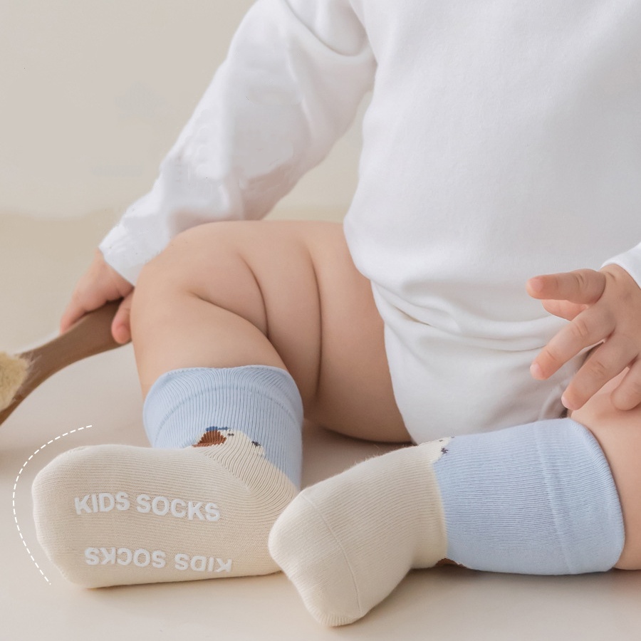 Newborn Baby Floor Socks Carto - Unisex Baby Socks Non Slip ulasan dan harga