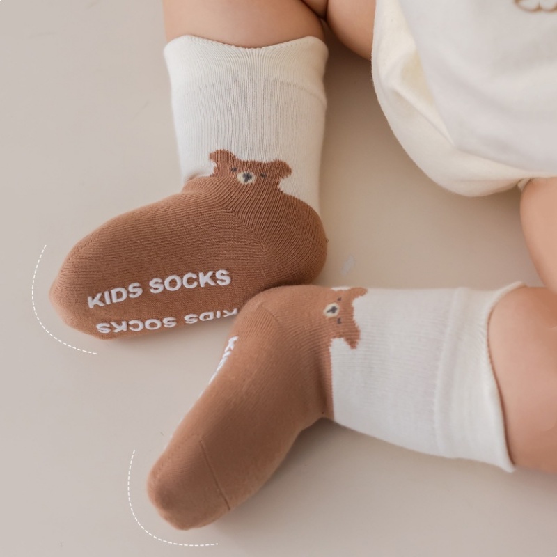 Newborn Baby Floor Socks Carto - Unisex Baby Socks Non Slip ulasan dan harga