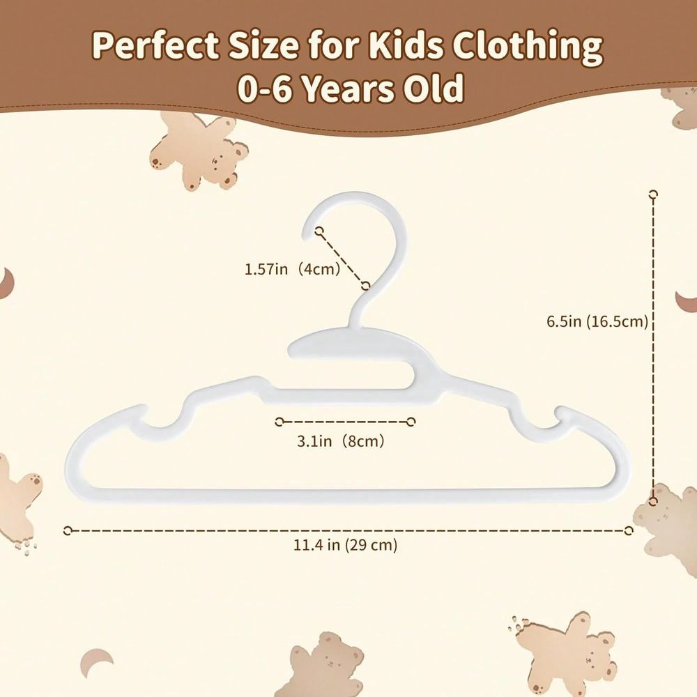 70 100 Pack Kids Hangers Plast - Baby Clothes ulasan dan harga