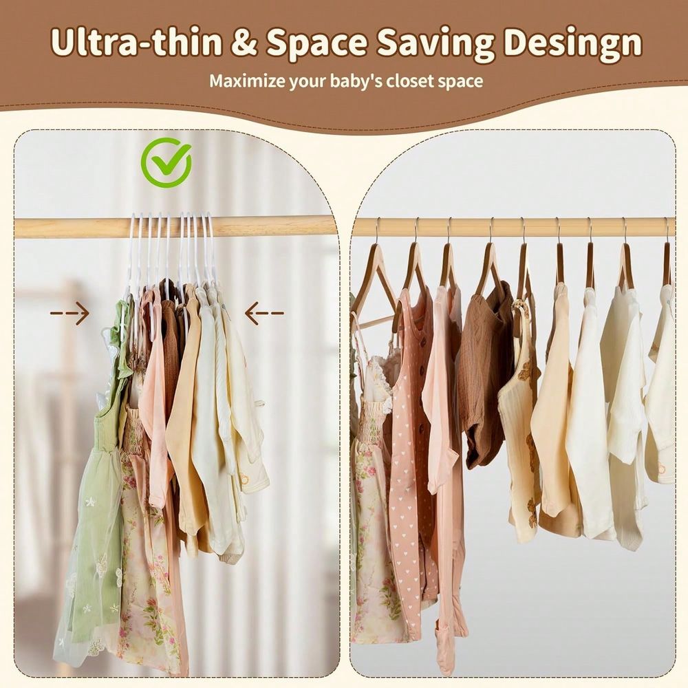70 100 Pack Kids Hangers Plast - Baby Clothes ulasan dan harga